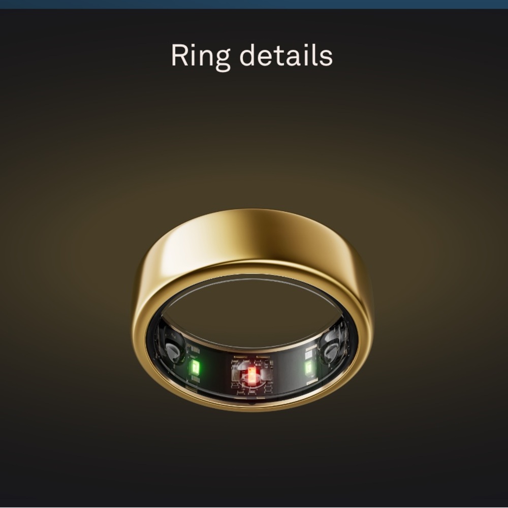 Oura Smart Ring in Gold Finish gen 3